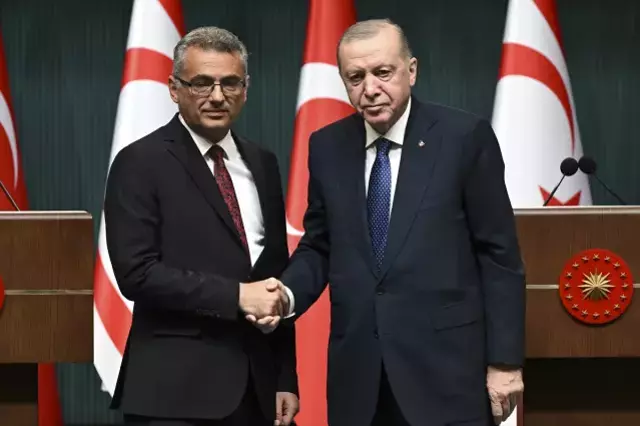 Cumhurbaşkanı Erdoğan: Kıbrıs'tan &ccedil;&ouml;z&uuml;m, iki devletin var olmasından ge&ccedil;iyor